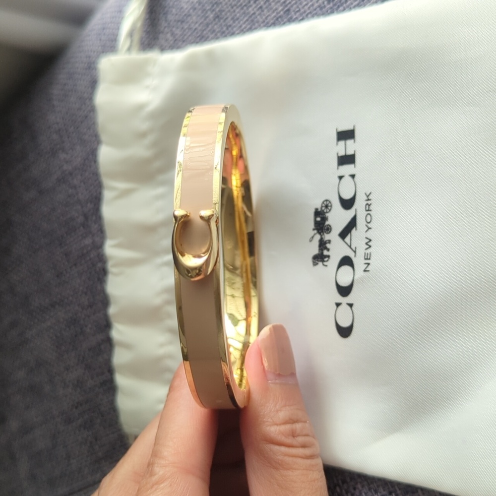 Authentic Coach Oval bangle